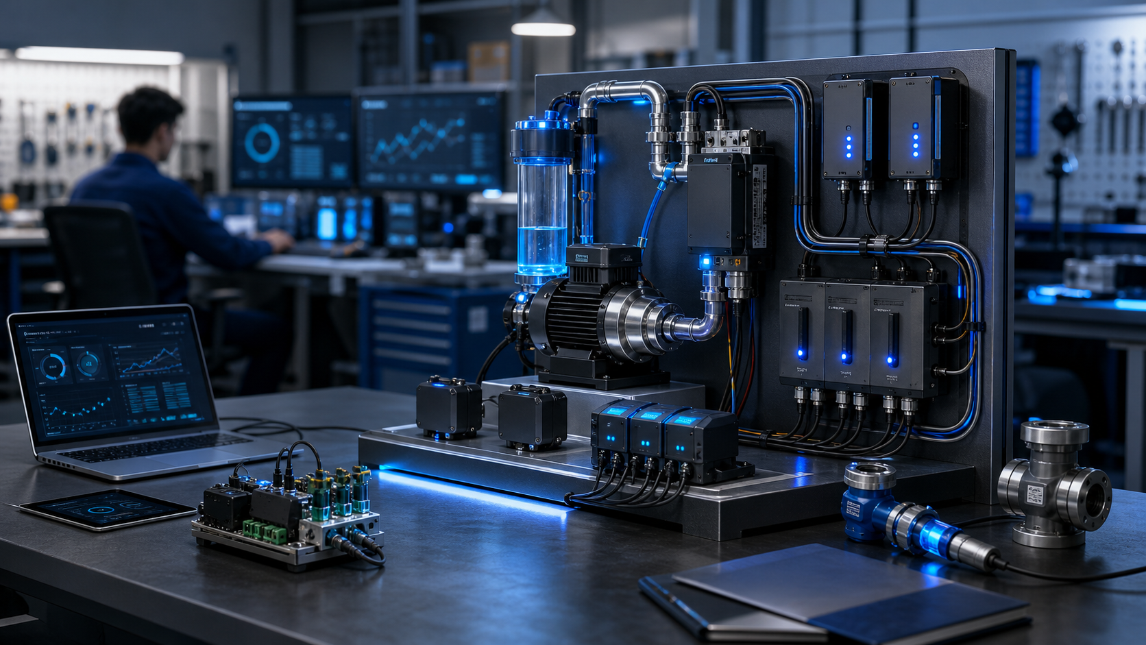 Custom water and industrial automation installation