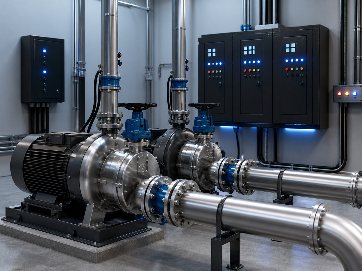 Pump automation panels installed for water infrastructure